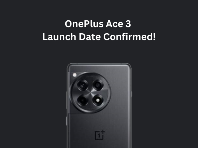 OnePlus Ace 3 Launch Date Confirmed