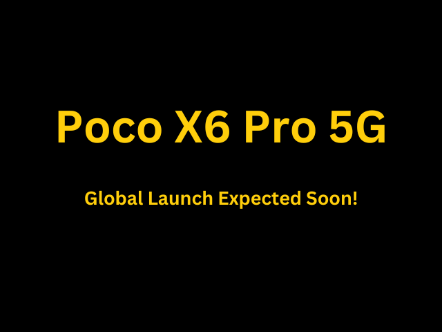 Poco X6 Pro 5G Global