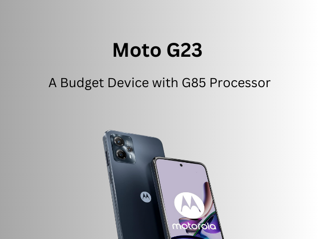 Moto G23 Price in Pakistan