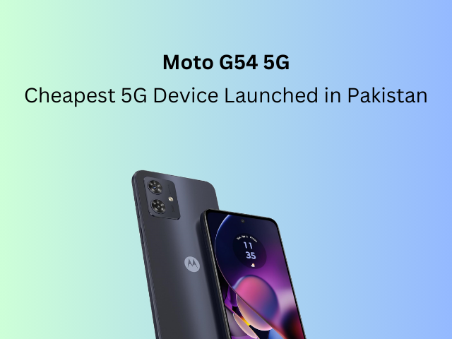 Moto G54 5G Price in Pakistan