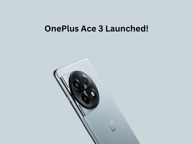 OnePlus Ace 3 Launched